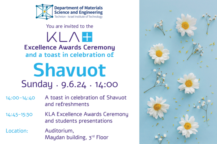 KLA Excellence Awards Ceremony and a Shavuot toast